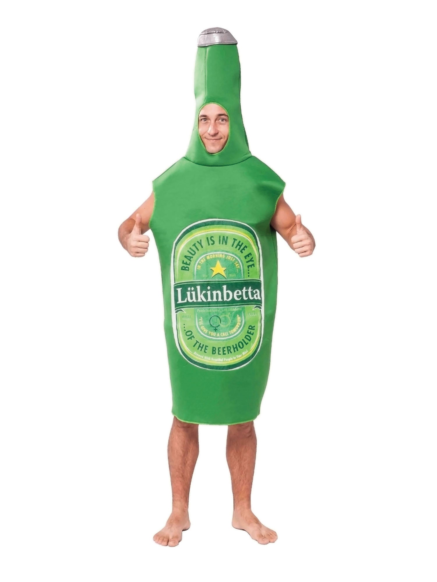Beer Bottle Costume 1