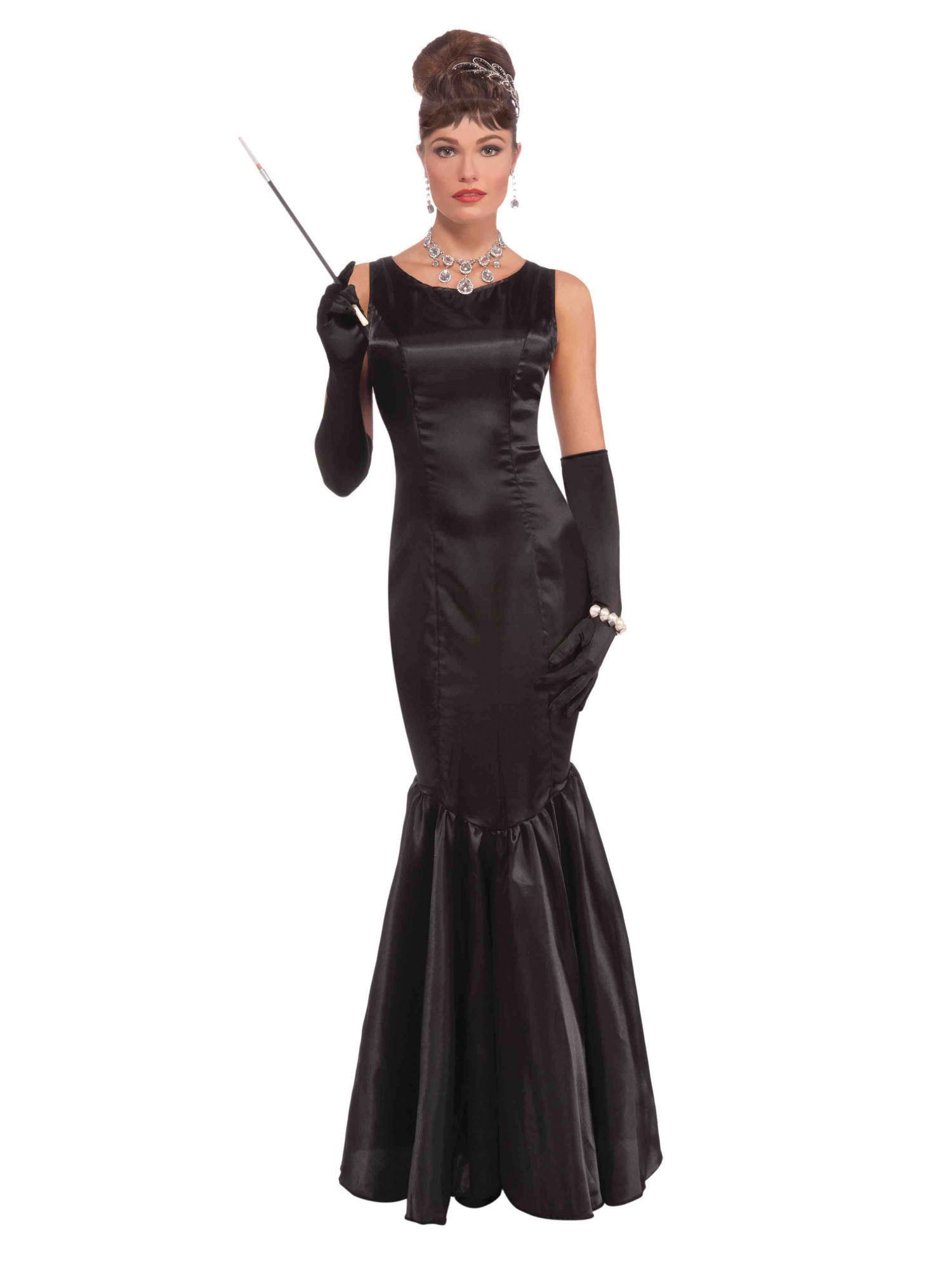 High Society Long Black Dress 1