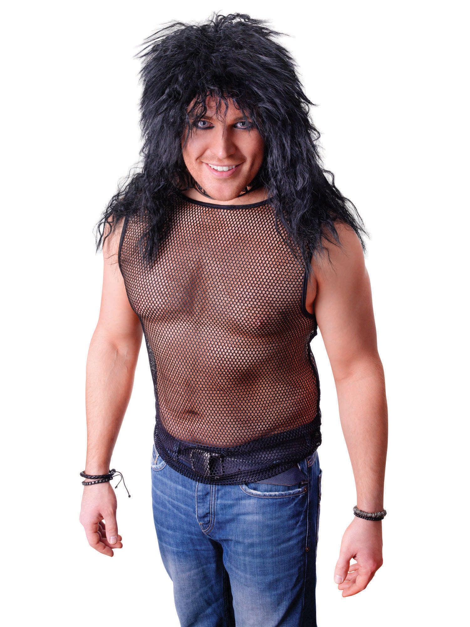 String Vest (Black) 1