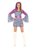 Groovy Psychedellic Hippy Lady Dress 1