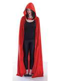 Velvet Red Hooded Cloak 1