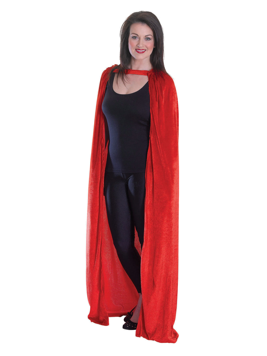 Velvet Red Hooded Cloak 2