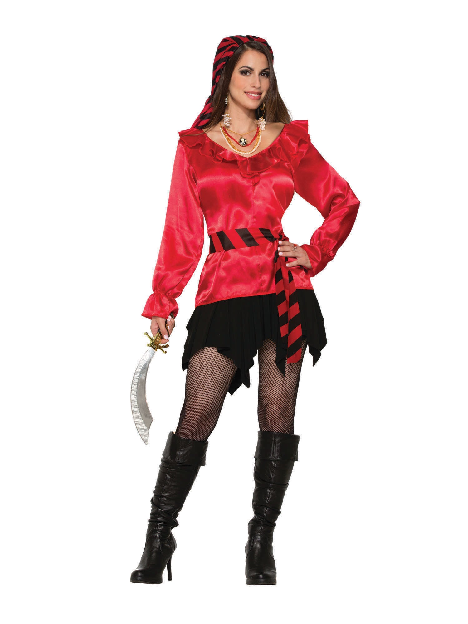 Pirate Lady Red Blouse *** 1