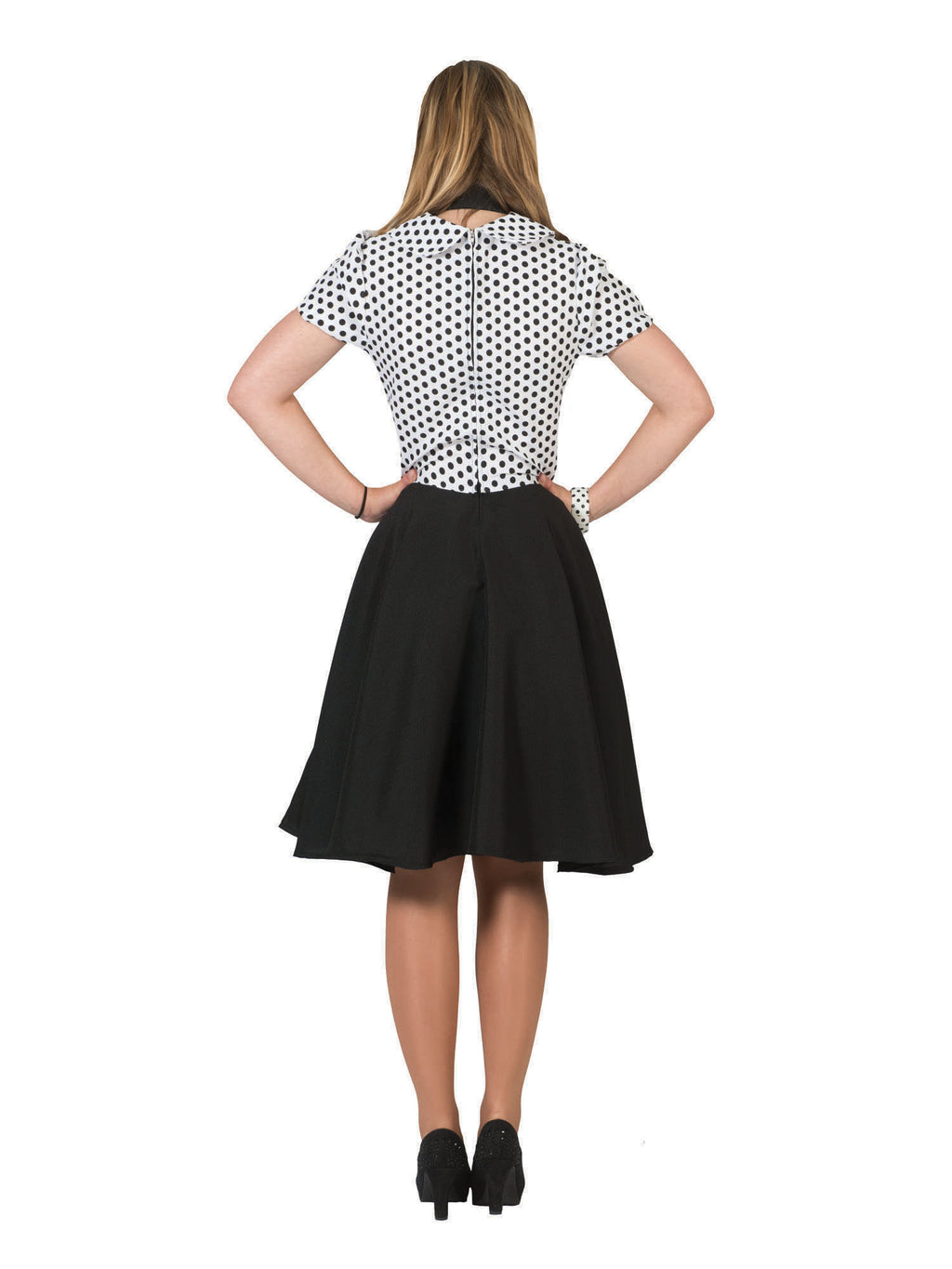 Poodle Dress Adult (40/42) (Whte/Blk) *** 3