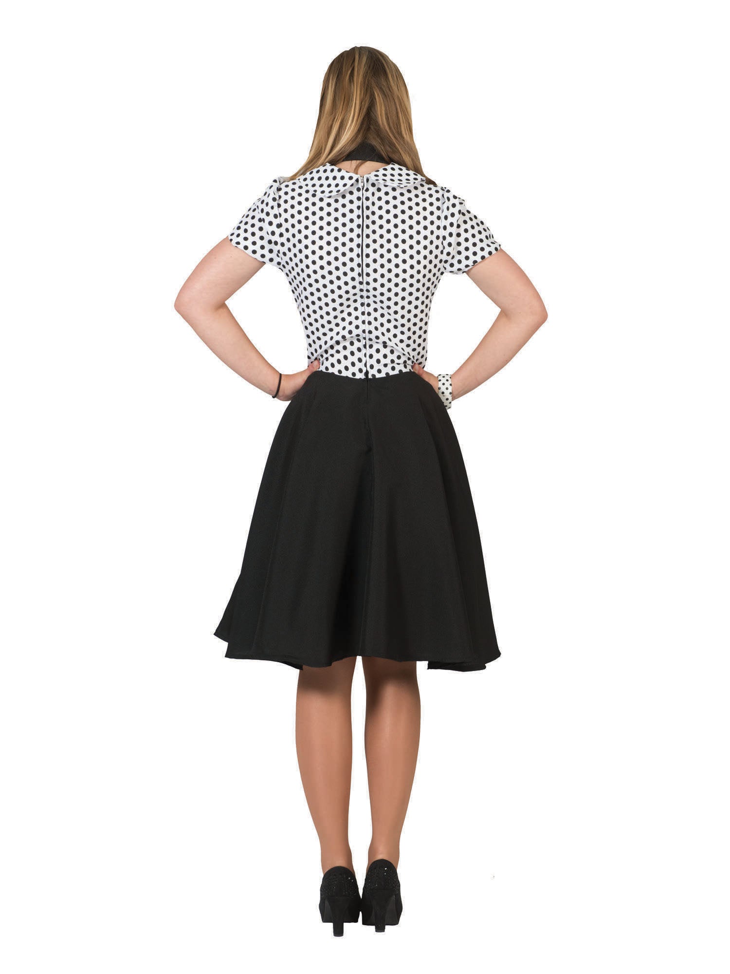 Poodle Dress Adult (40/42) (Whte/Blk) *** 3