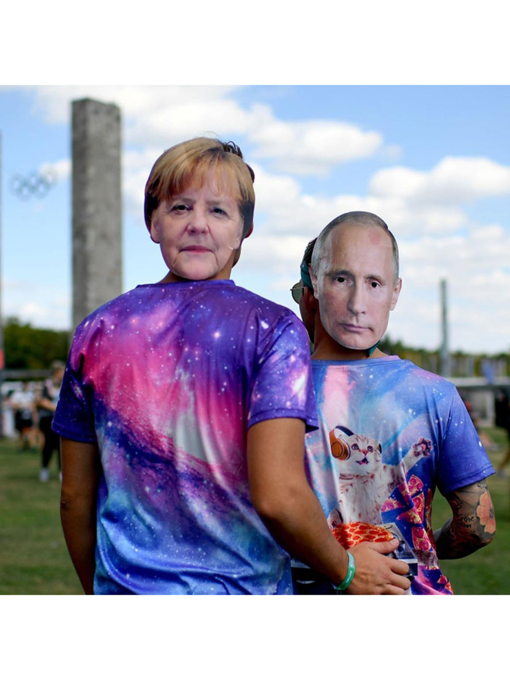 Angela Merkel Celebrity Face Mask 2