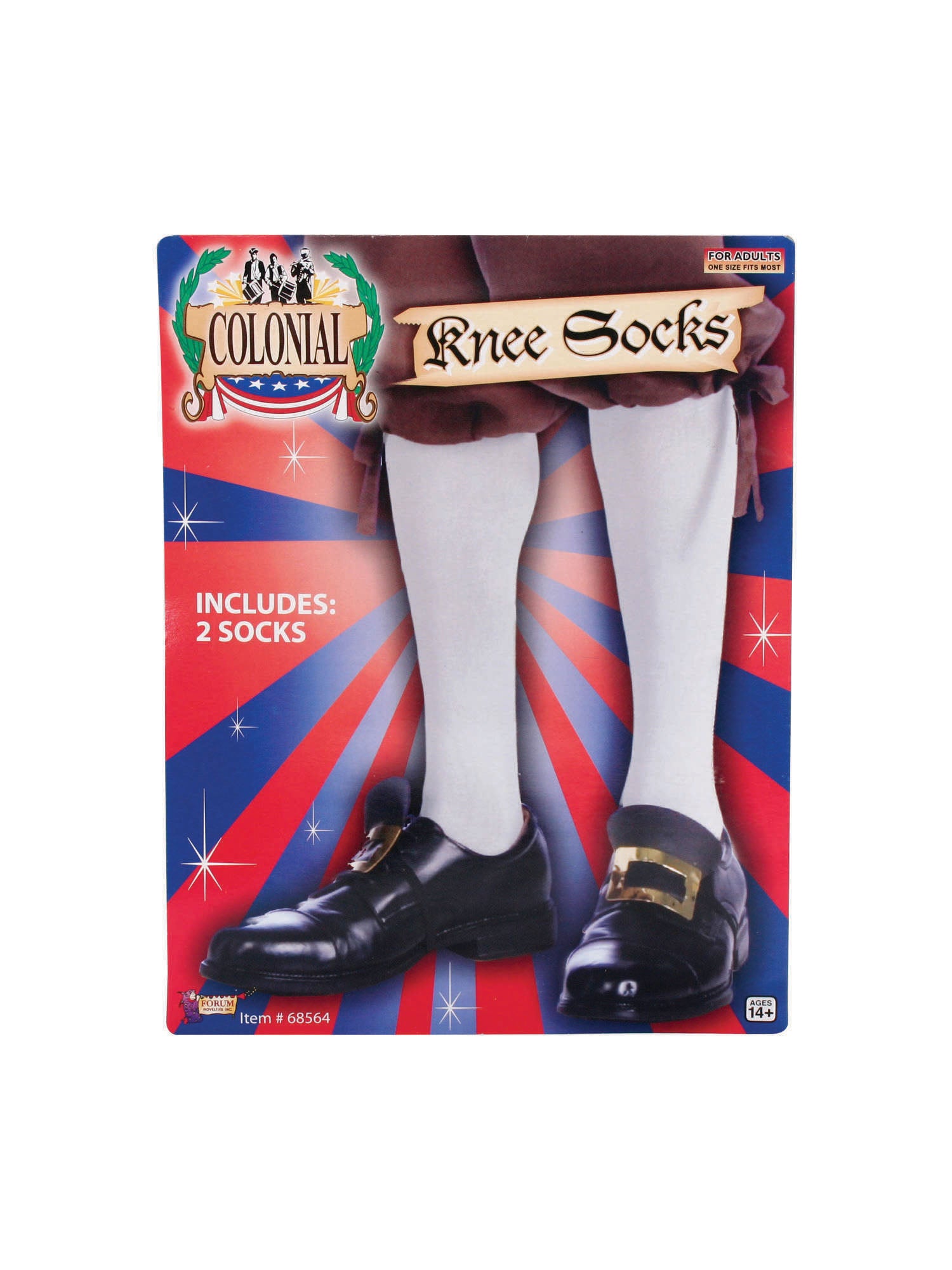 Socks Knee High White 2