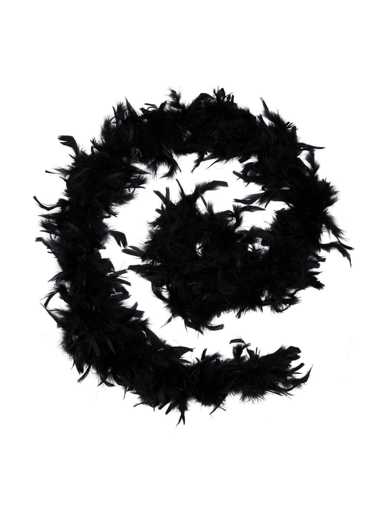 Feather Boa. Black 1