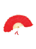 Feather Fan. Red 1