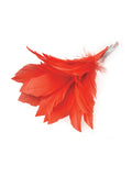 Red Feather Flower Clip 1