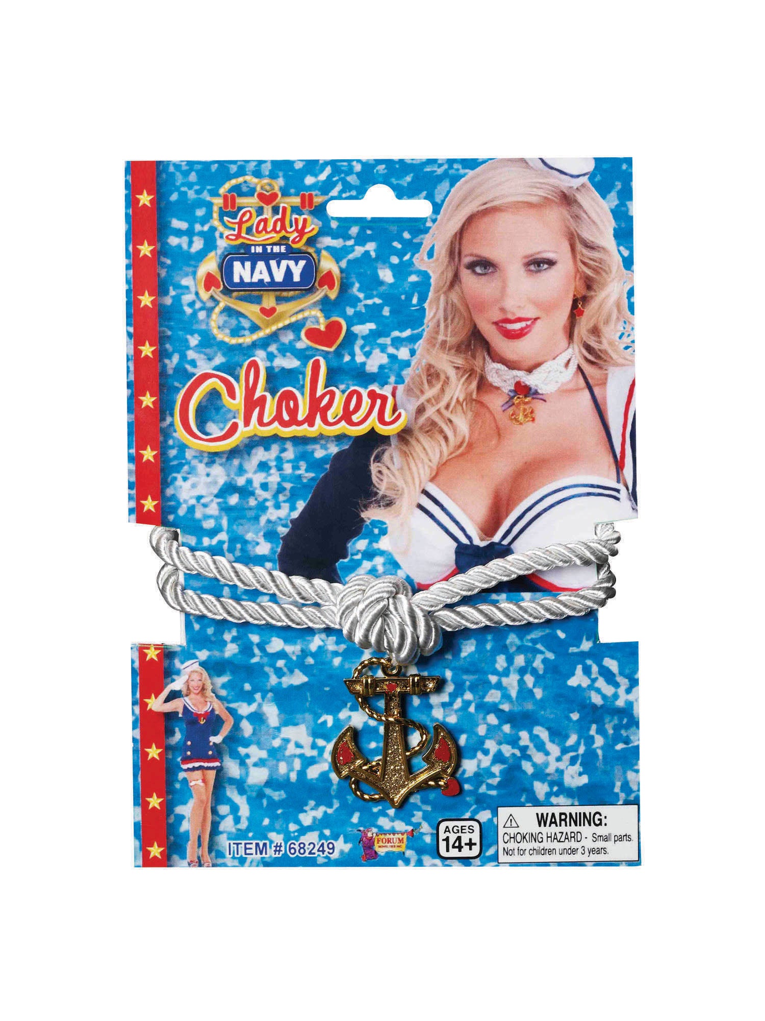 Lady In The Navy Choker 1