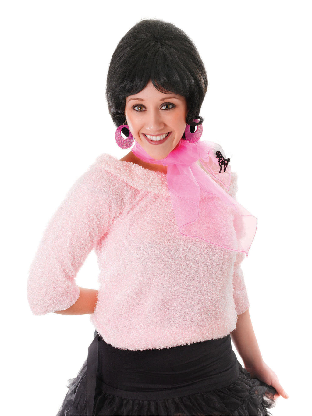 Poodle Scarf - 50's Pink 1