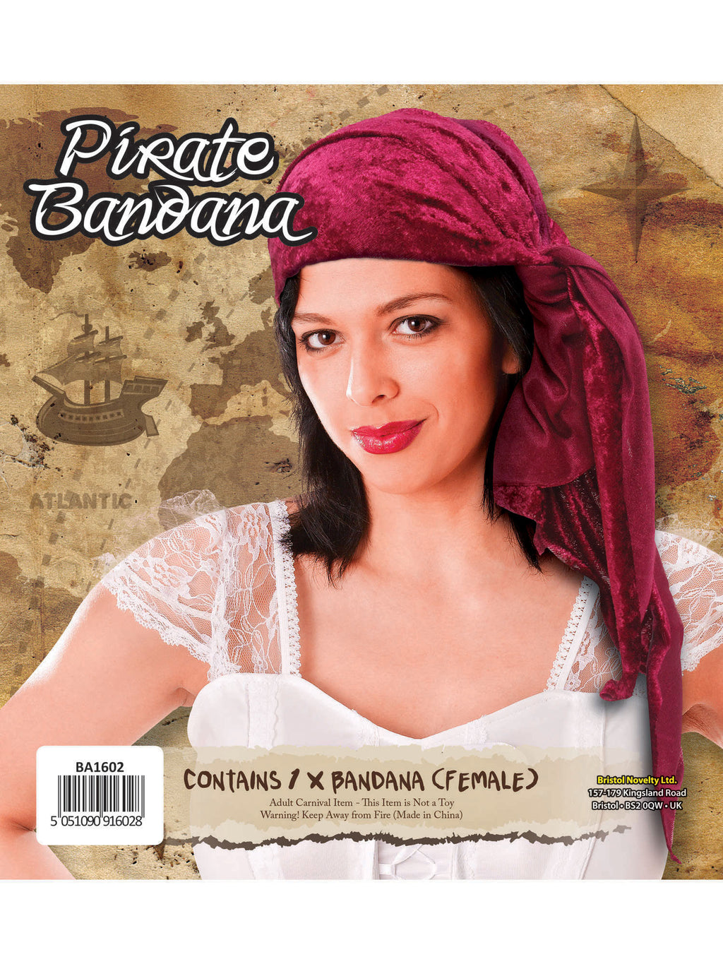 Pirate Bandana Velvet (Female) 2