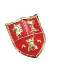 Shield. PVC, Medieval. Red 1