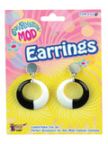 Mod Earrings Black/White 1