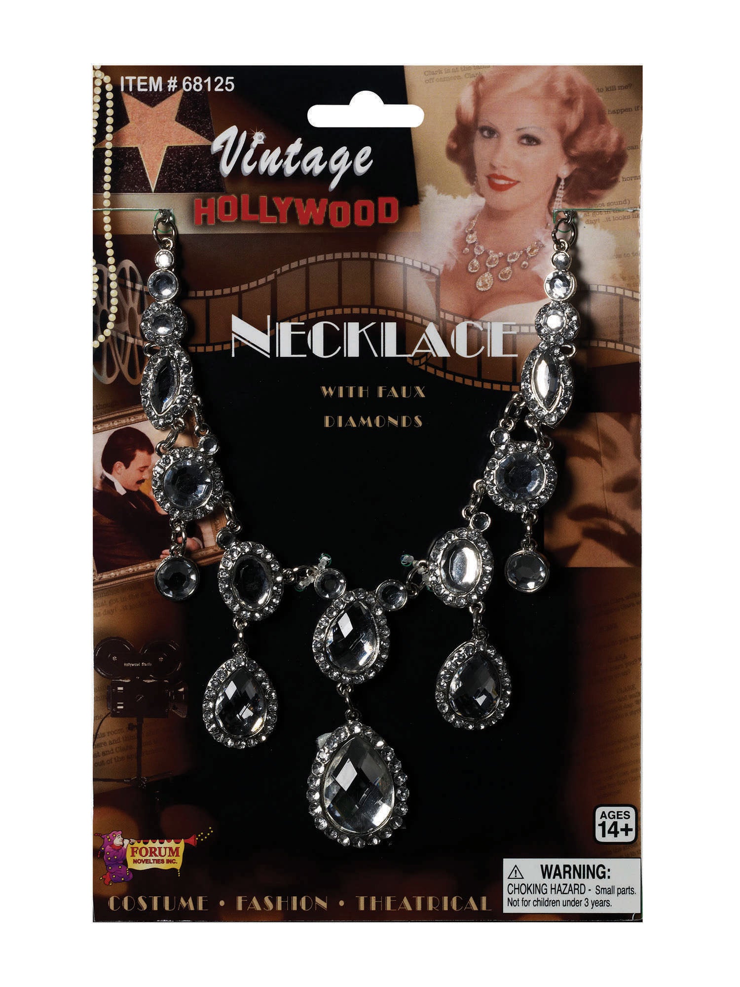 Rhinestone Necklace Vintage 2