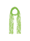 80's Neon Lace Scarf - Green 1