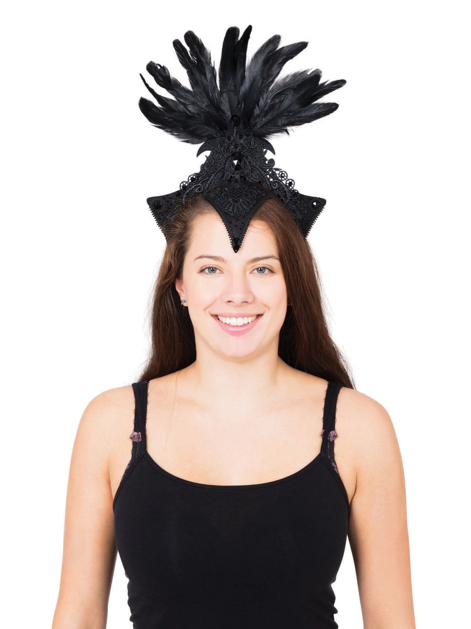 Burlesque Headpiece Black 1