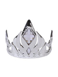 Silver Crown Tiara W/Clear Stones 1
