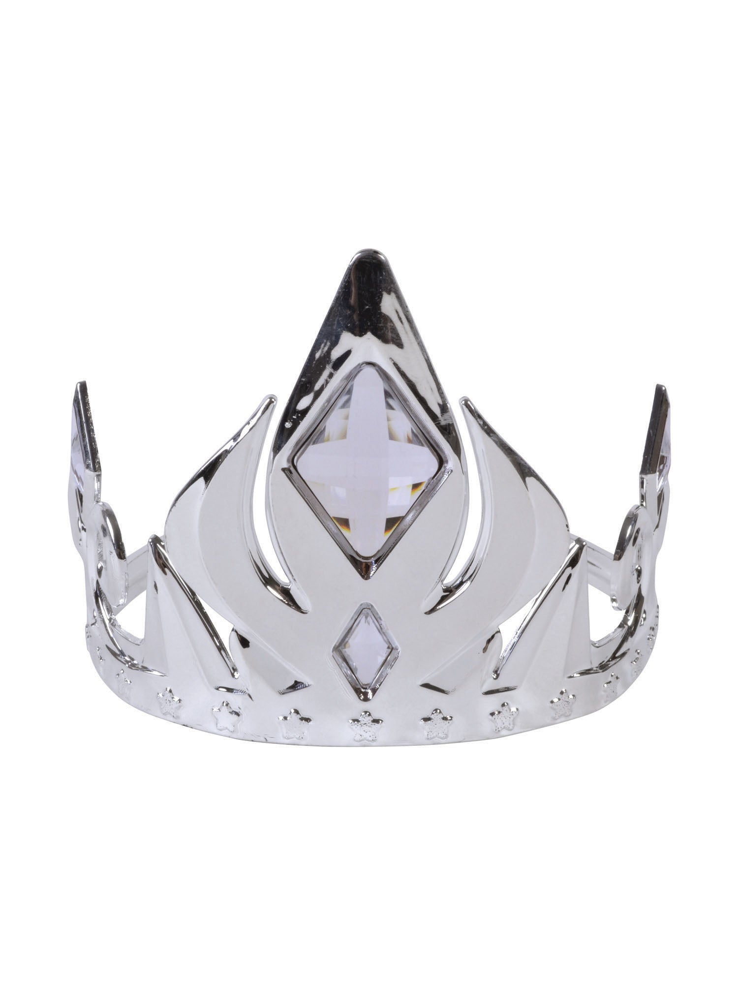 Silver Crown Tiara W/Clear Stones 1