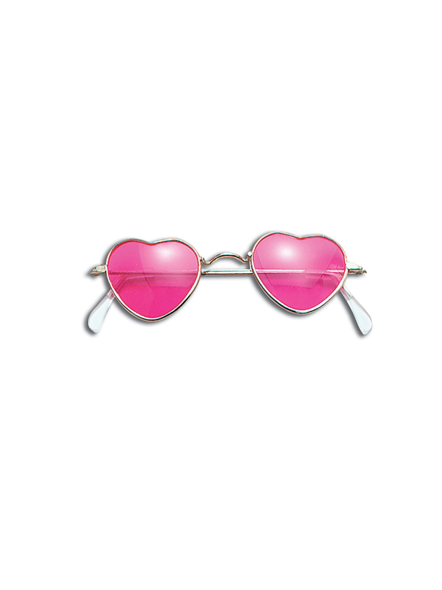 Glasses Heart Shaped - Pink/Gold Frame 1