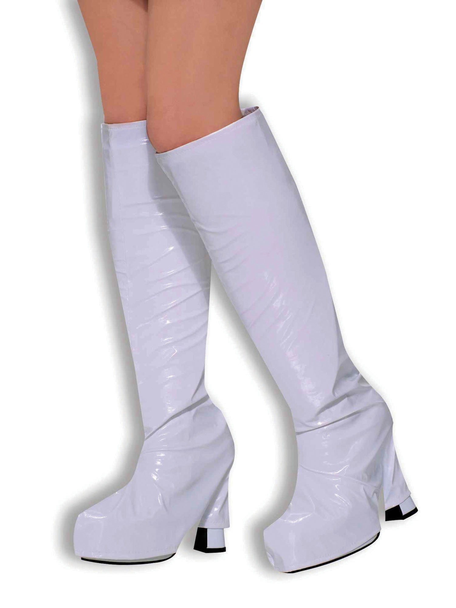 Go Go Boot Tops White 1