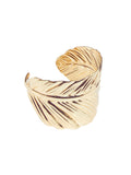 Roman Leaf Gold Bangle 1