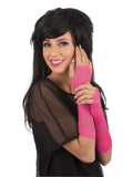 Fishnet Pink Gloves Fingerless 1