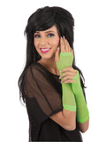 Fishnet Green Gloves Fingerless 1