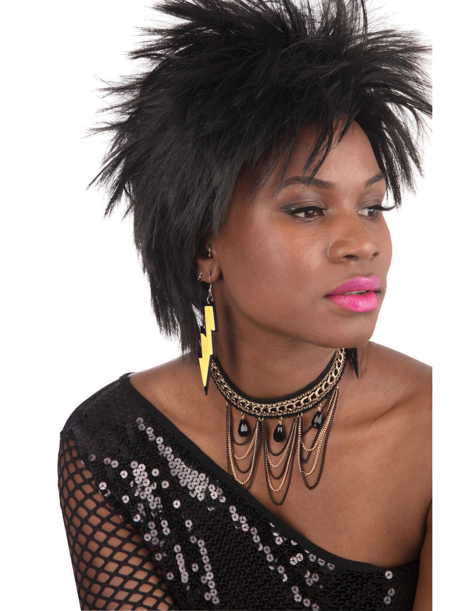 80's Rave Earrings - Yellow 1