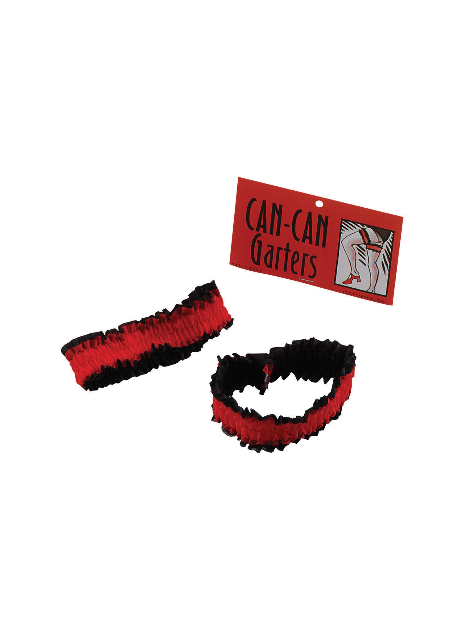 Garters.Can Can. Red/Black 1