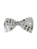 Bow Tie Sequin Silver 1