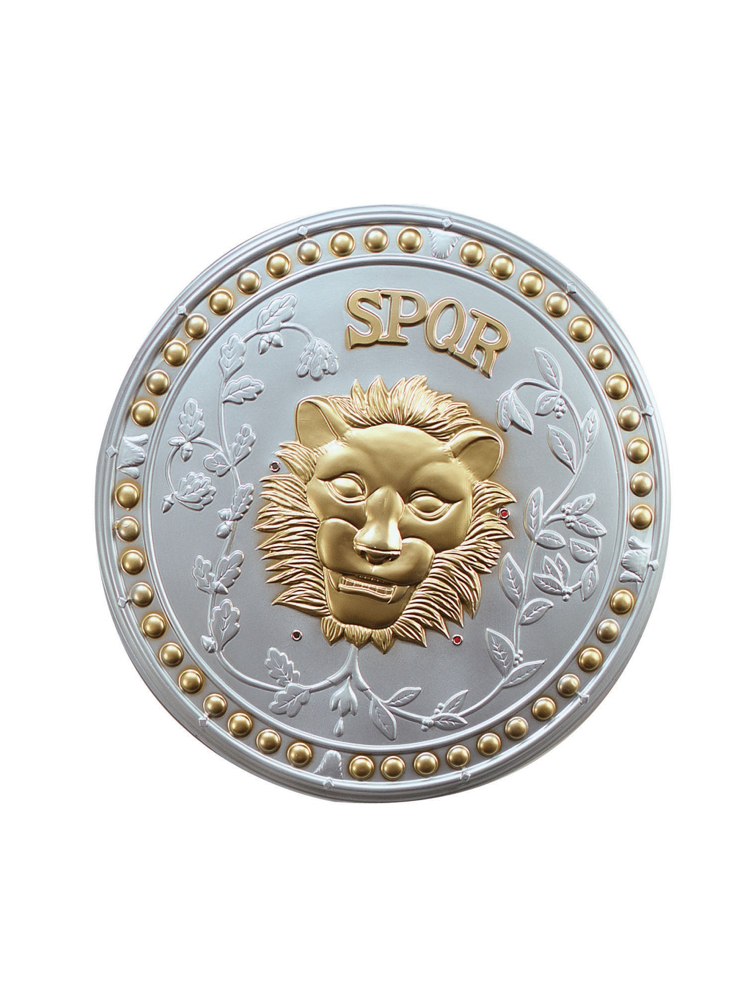 Roman Shield PVC. Round Grey 1