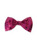 Bow Tie Sequin Pink 1
