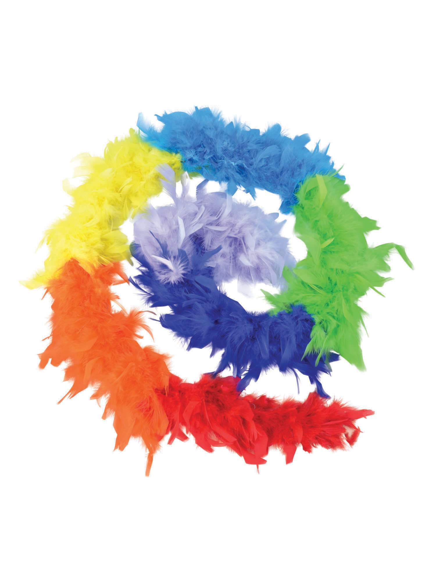 Feather Boa Rainbow 1