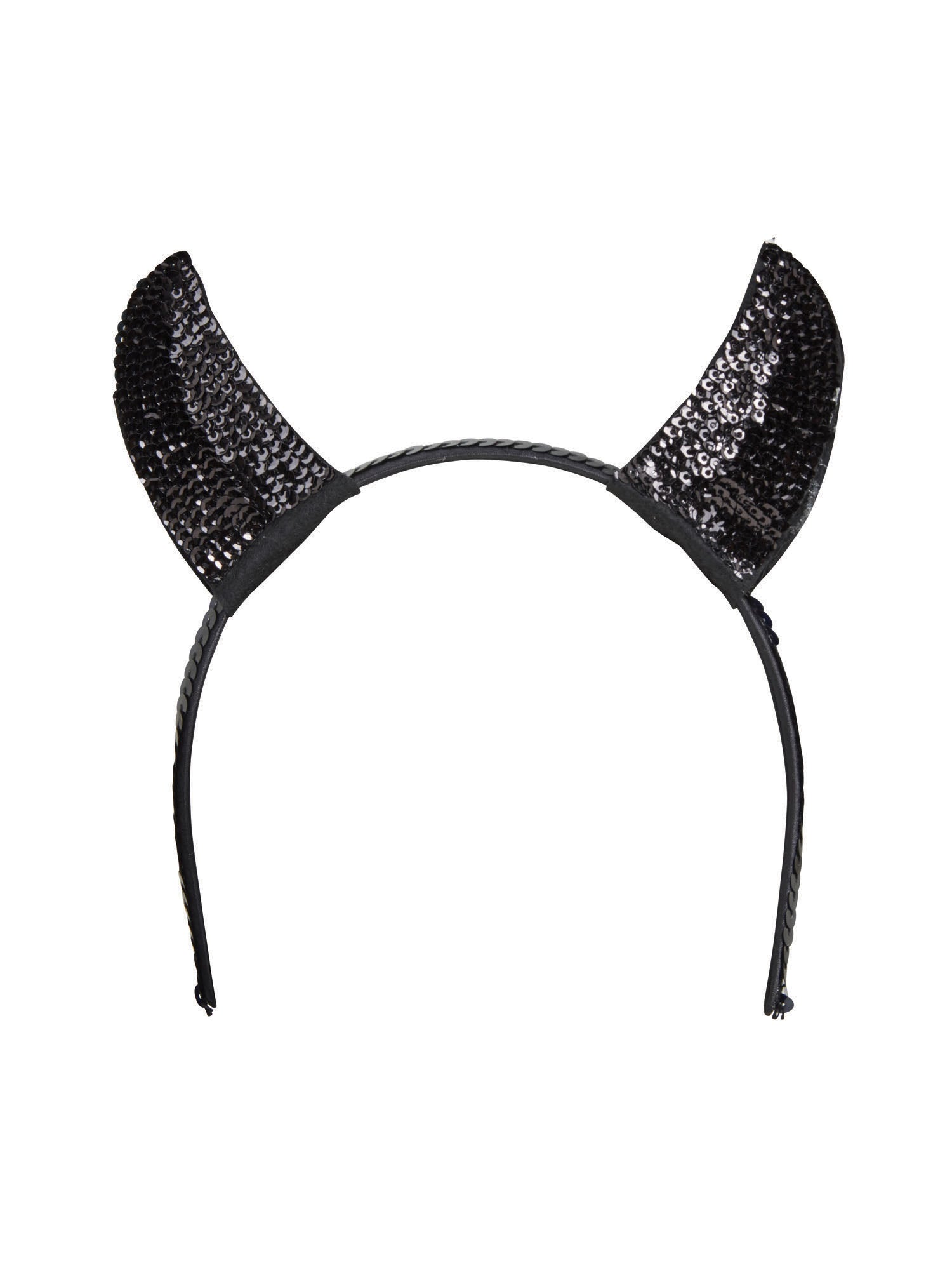 Devil Horns Black Sequin 1