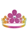 Glitter Rainbow Flower Tiara 1