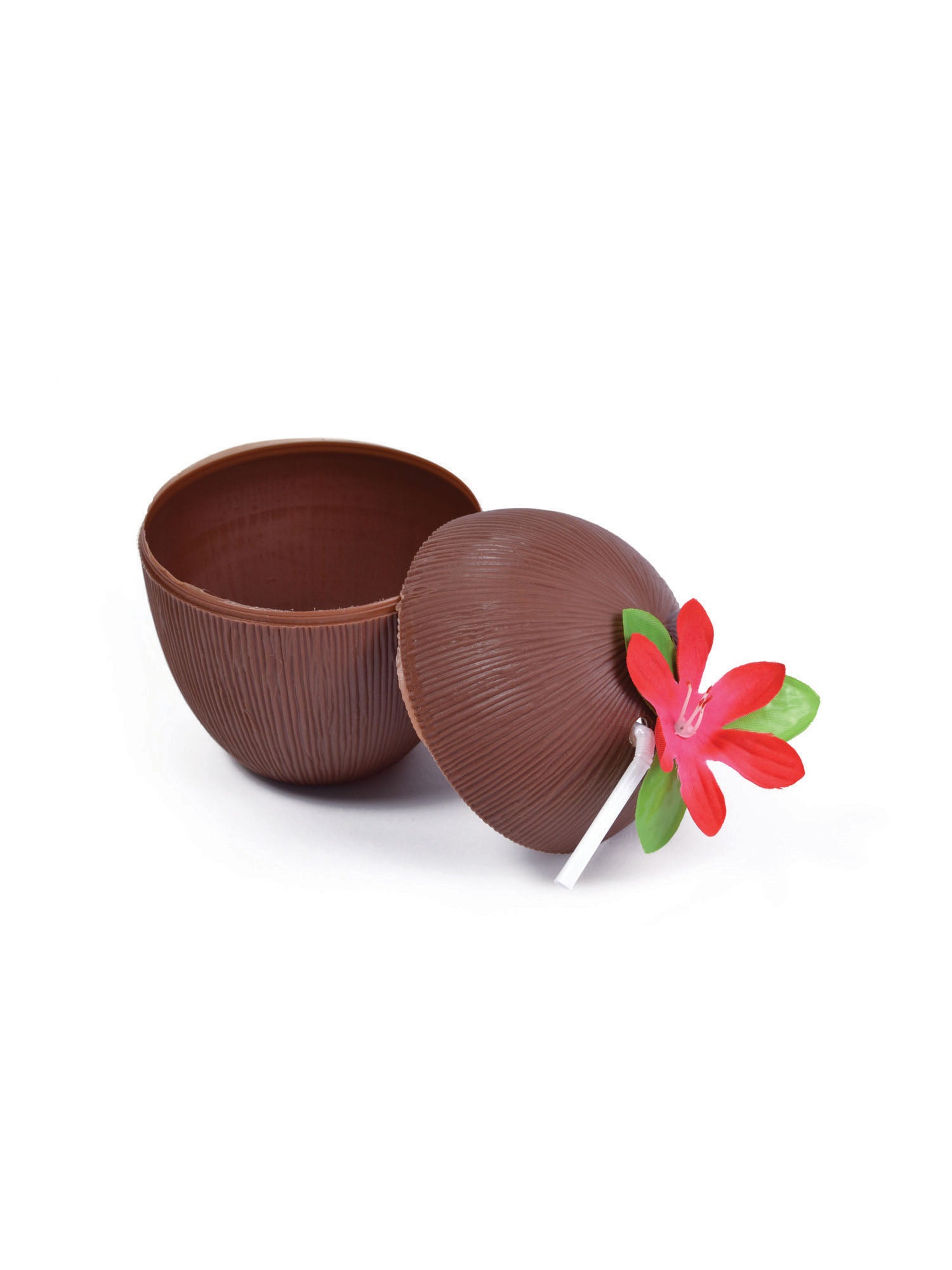Coconut Cup Flower & Straw 2