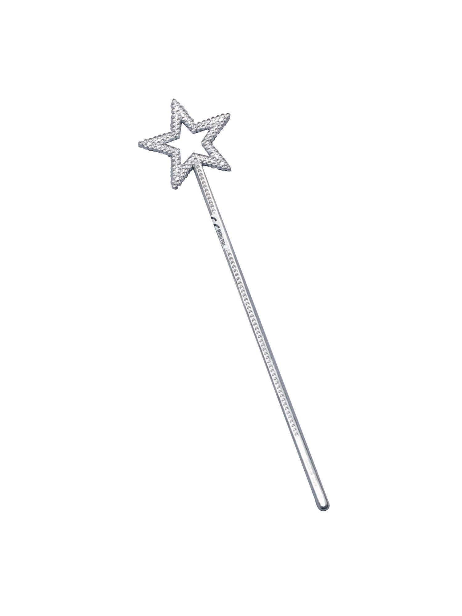 Plastic Silver Fairy Wand (x12) 1
