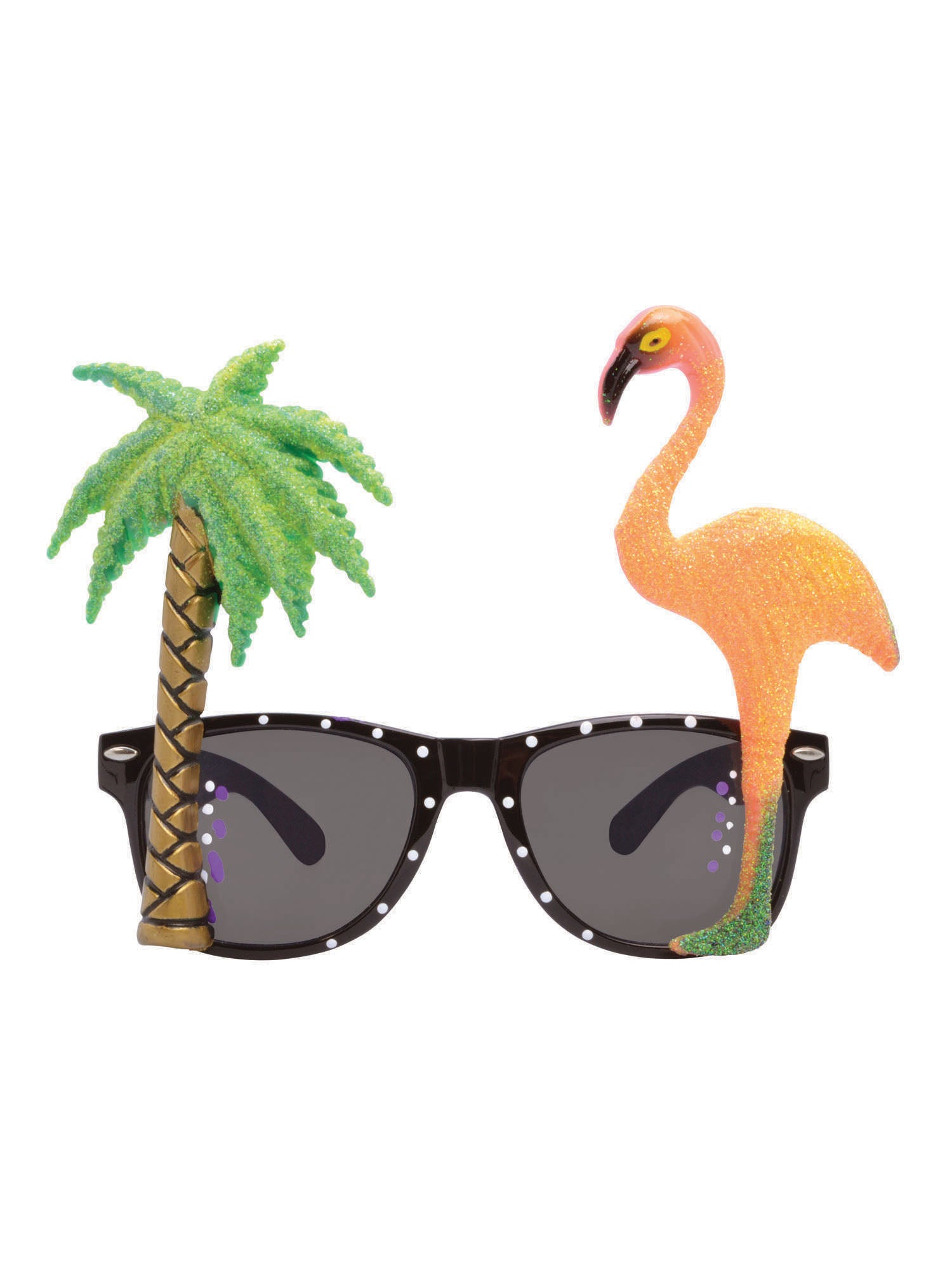 Flamingo/Palm Tree Glasses 1