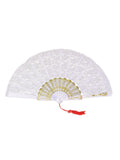 White Lace Fan 1