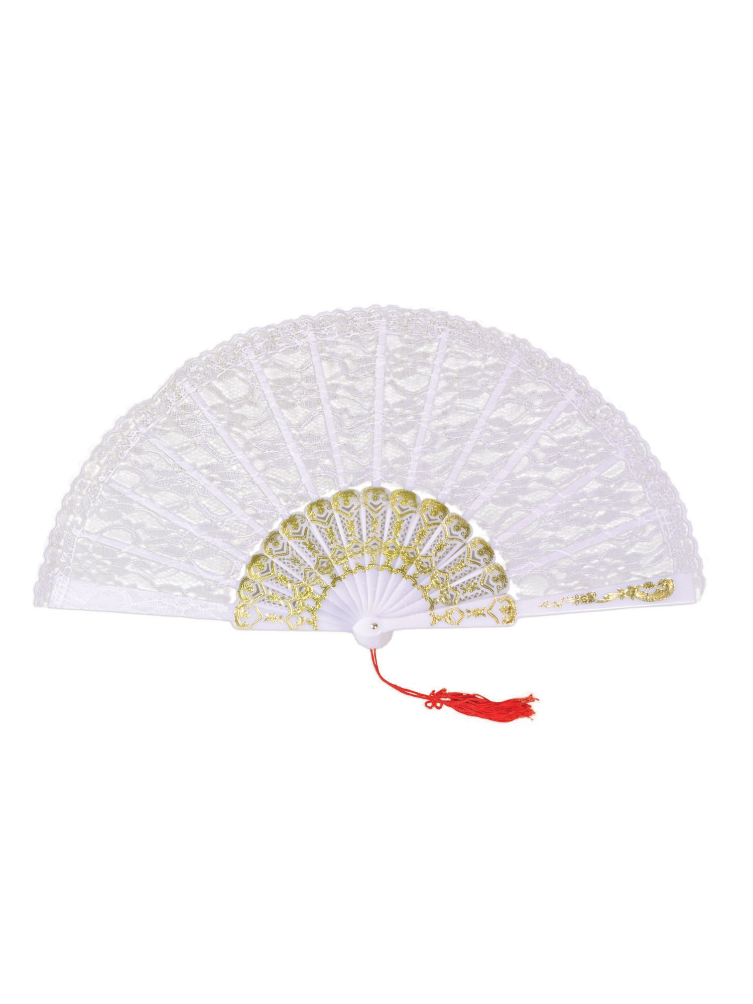 White Lace Fan 1