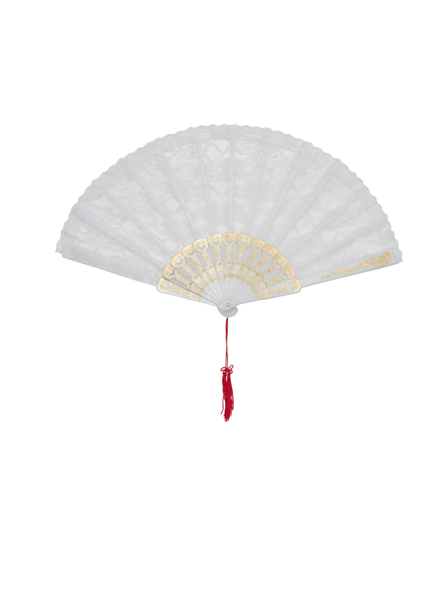 White Lace Fan 2