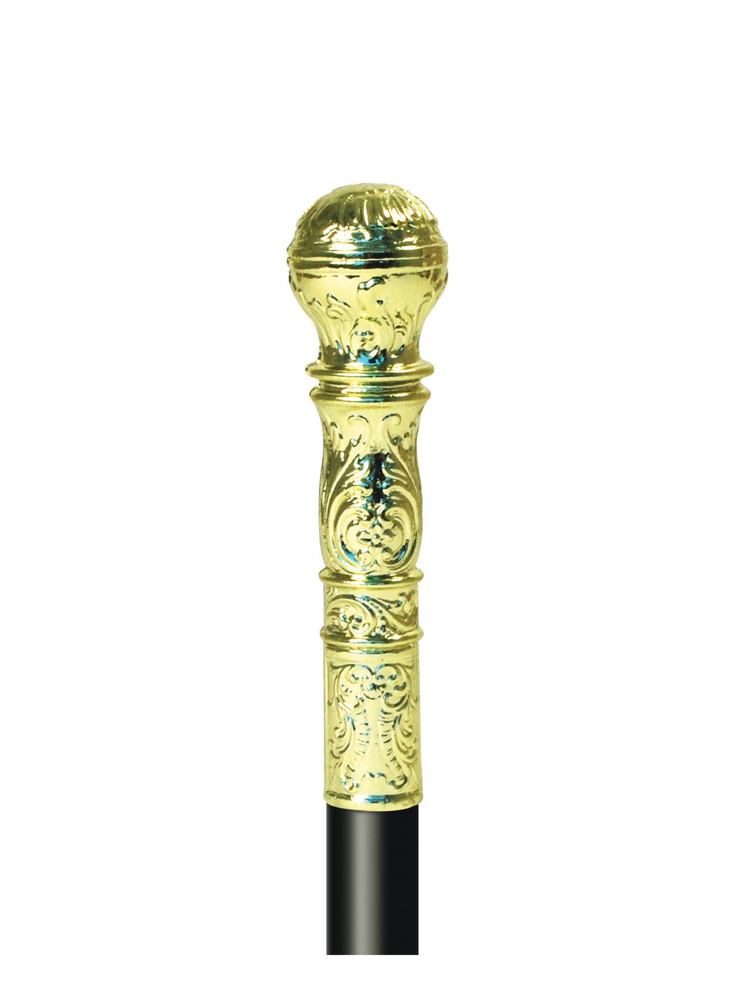 Cane With Gold Ball Handle 2