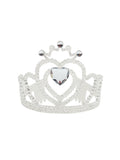 Tiara White Glitter + Heart Stone 1