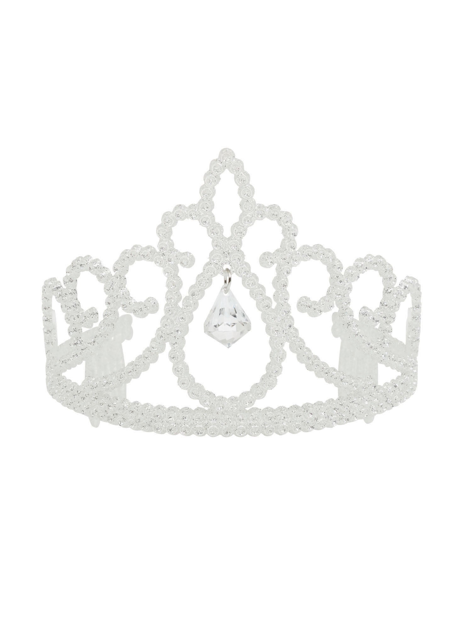Tiara White Glitter And Diamond Pendant 1