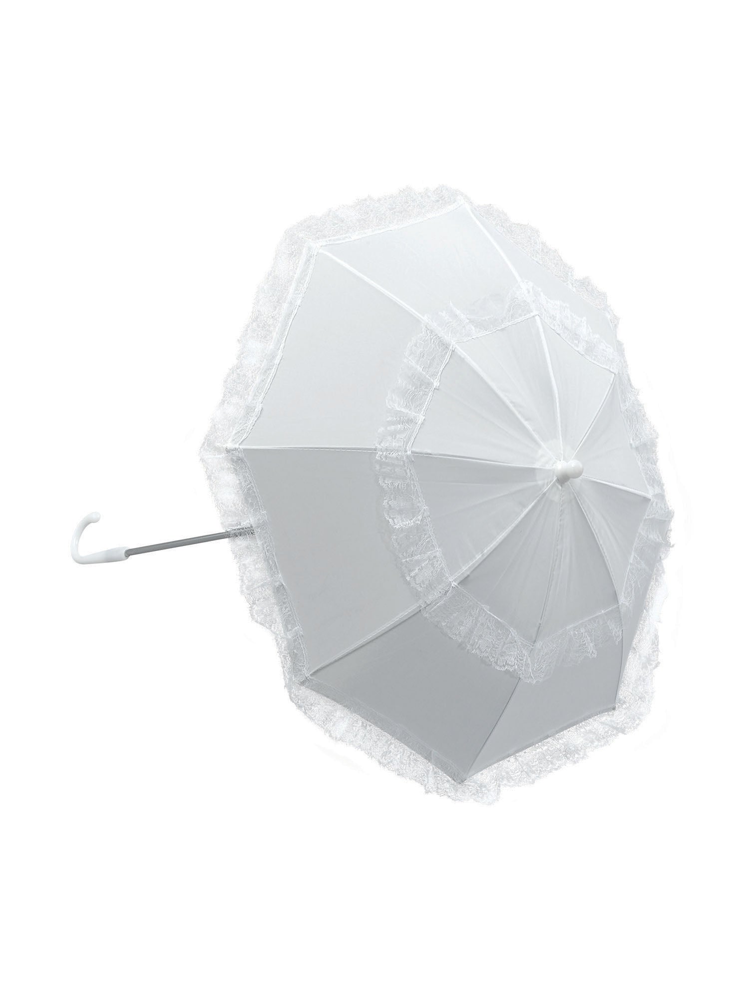 Parasol. White / Long Handle 1