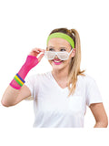 Neon 80'S Hairband. Green 1