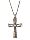 Cross Necklace Jewelled 1