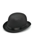 Bowler Hat - Black Felt Hat - Small 1